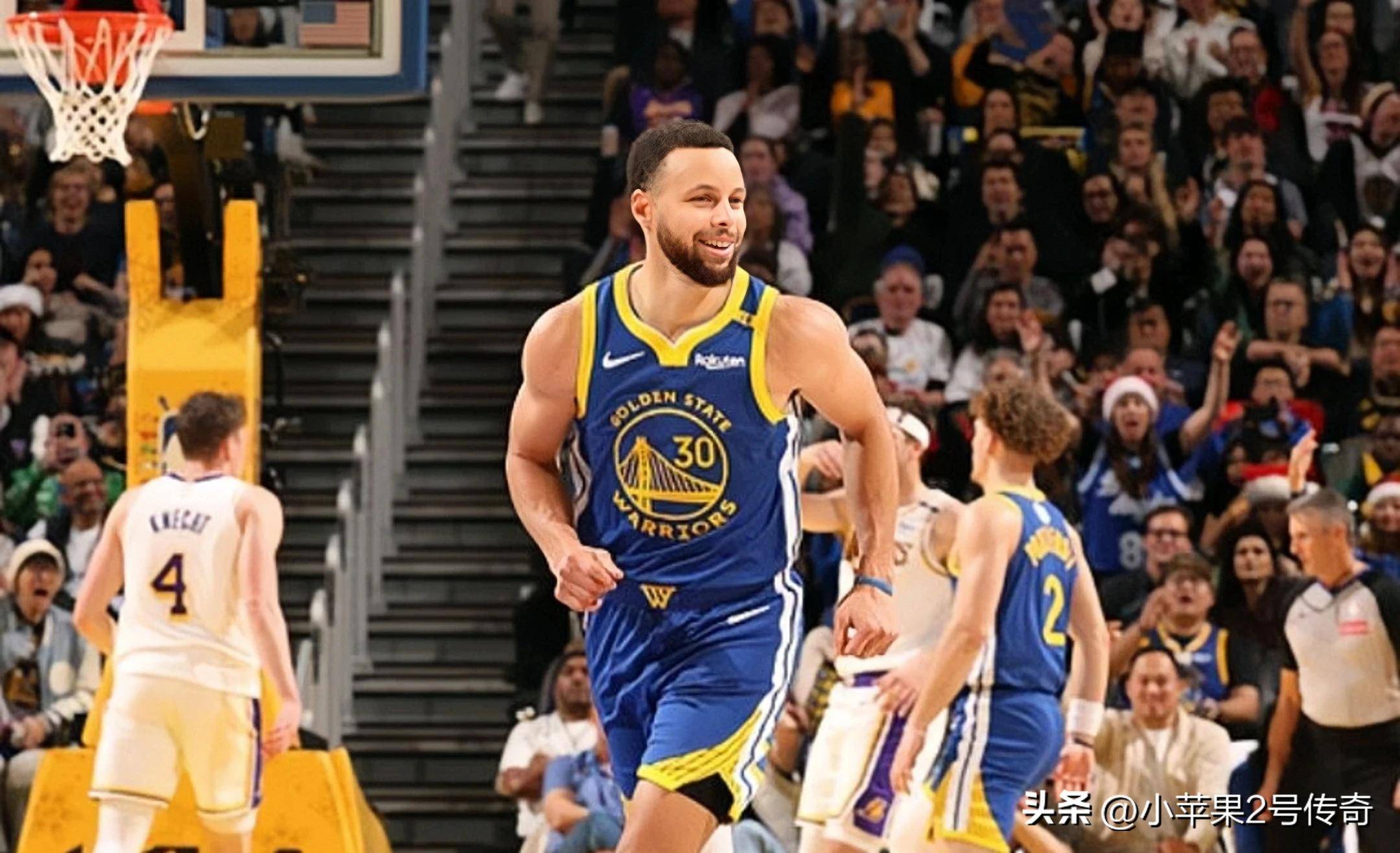 勇士NBA战胜湖人库里三分连击